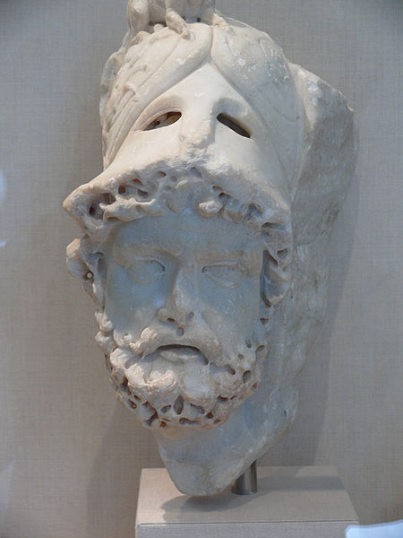 Marte. Testa, marmo, inizi III sec. d.C. New York, Metropolitan Museum of Art